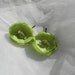 Lime Green Flower Candy Center Bobby Pin Set black friday cyber monday