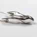Rabbit Necklace - sterling silver rabbit jewellery with a polished finish
