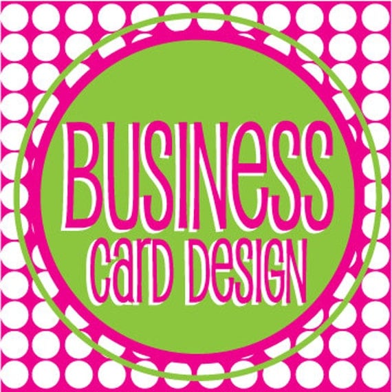 Complete custom BUSINESS CARD DESIGN for your business - custom business card Il_570xn
