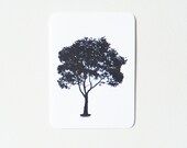 Tree Card - Black and White