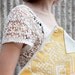 Geometrical Illusion Printed  Leather Pouch  White No. ZP-205