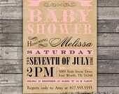 DIY vintage baby shower invitation--customizable Il_170x135