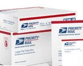 Priority Mail upgrade shipping option (please note, this cannot be used on special sized items)