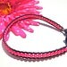 Neon Ankle Bracelet, Hot Pink Chan Luu Anklet, Beaded Pearl Anklet