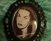 Vampira Cameo Necklace