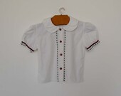 Vintage French Blouse- Size 18 Months