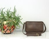 Vintage Coach Multi Zip Organizer Metropolis Bag in Taupe 9974