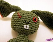 Zom-Bunny (Redeaux) - Amigurumi Plush - FREE U.S. SHIPPING