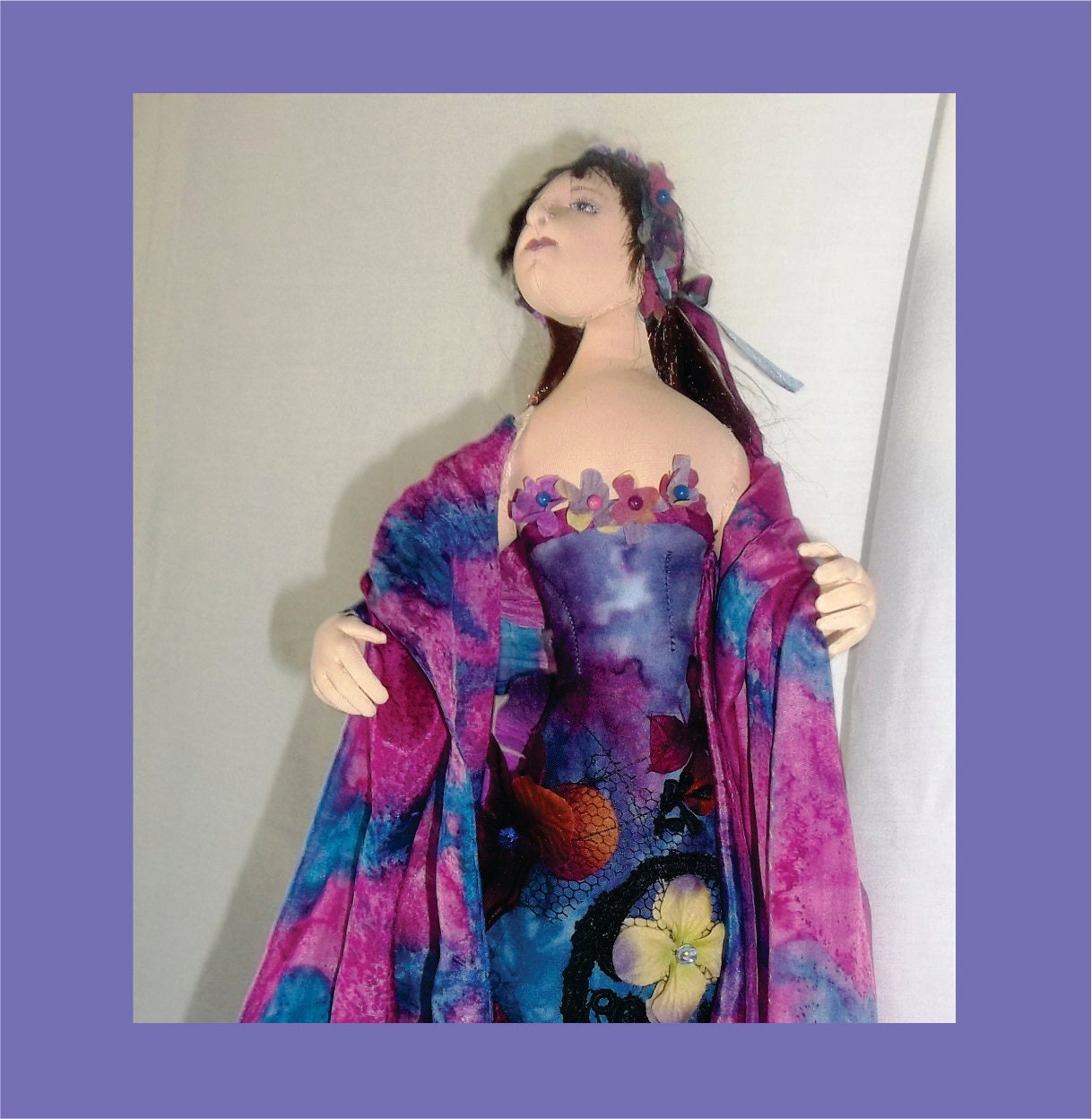 Cloth Stump Doll Ume's Midnight Garden