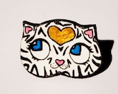 I Love You. White tiger ring