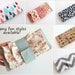 Happy Bifold Wallet - Smart Phone Clutch - Wristlet Option - Jennifer Paganelli Dance With Me in Turquoise