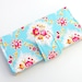 Happy Bifold Wallet - Smart Phone Clutch - Wristlet Option - Jennifer Paganelli Dance With Me in Turquoise
