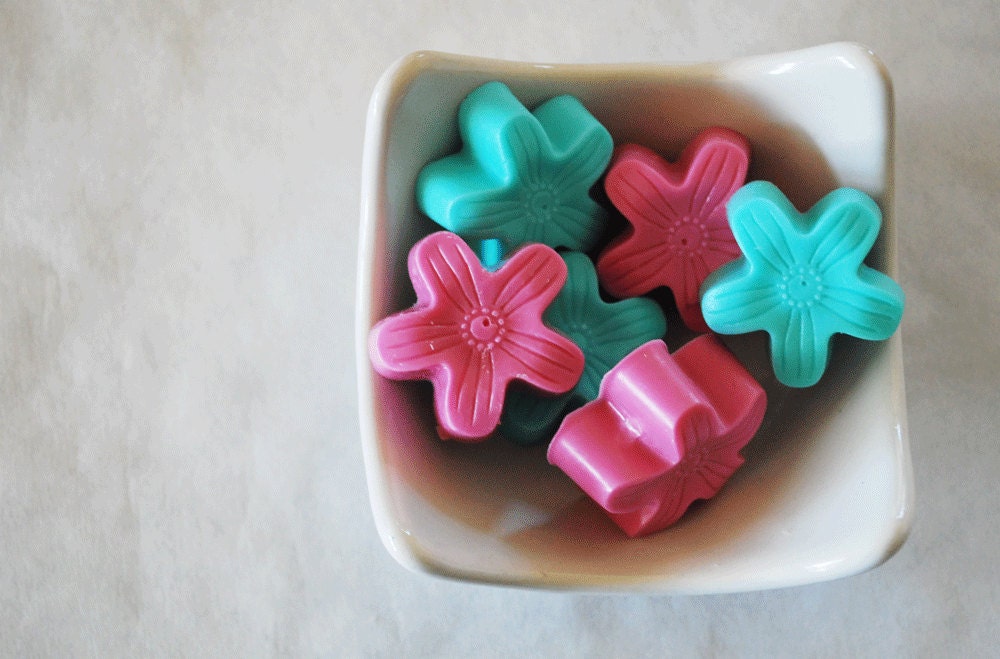 Hibiscus Soap Favors Set of 6