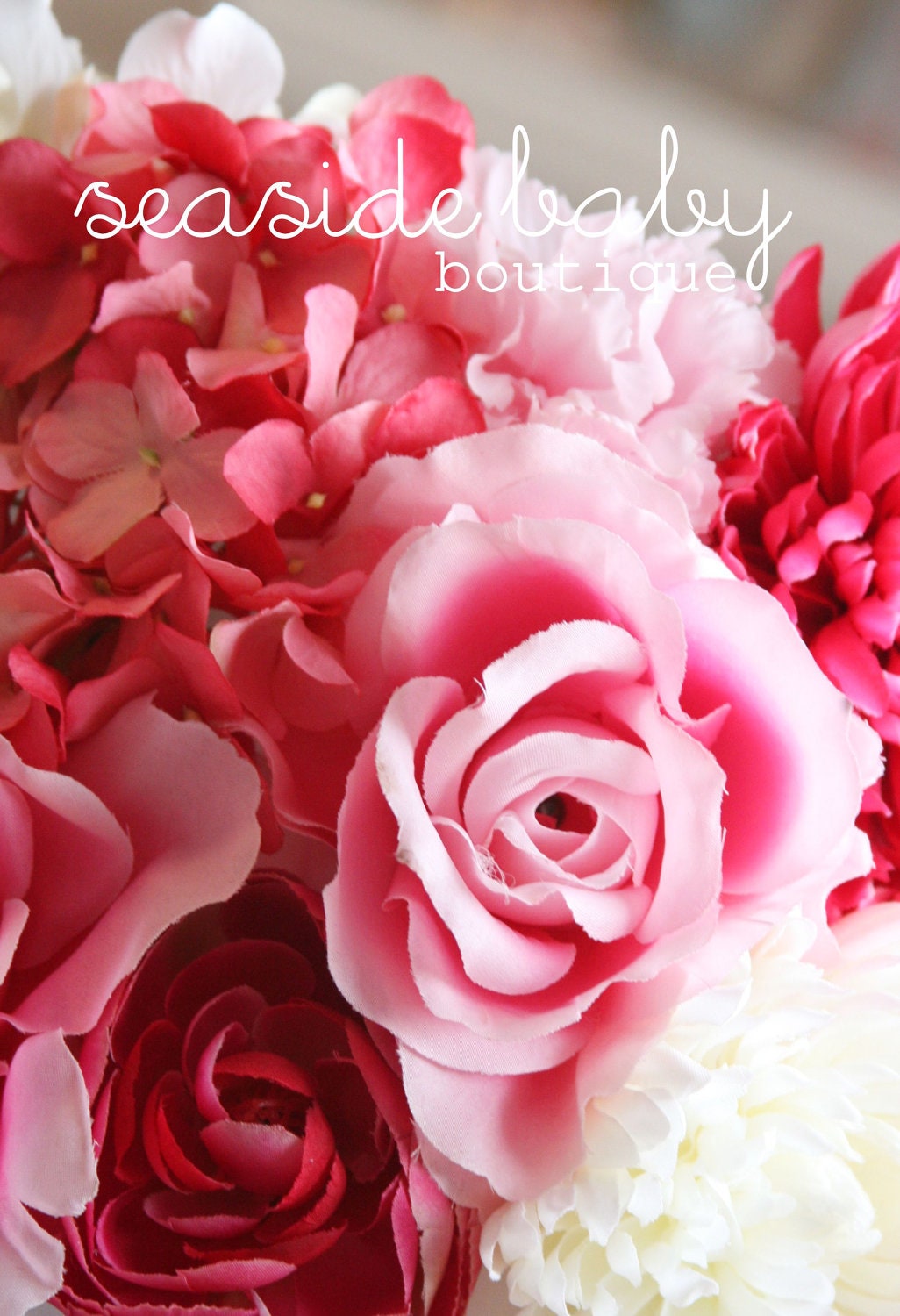 Shabby Chic Silk Floral Lamp Shade