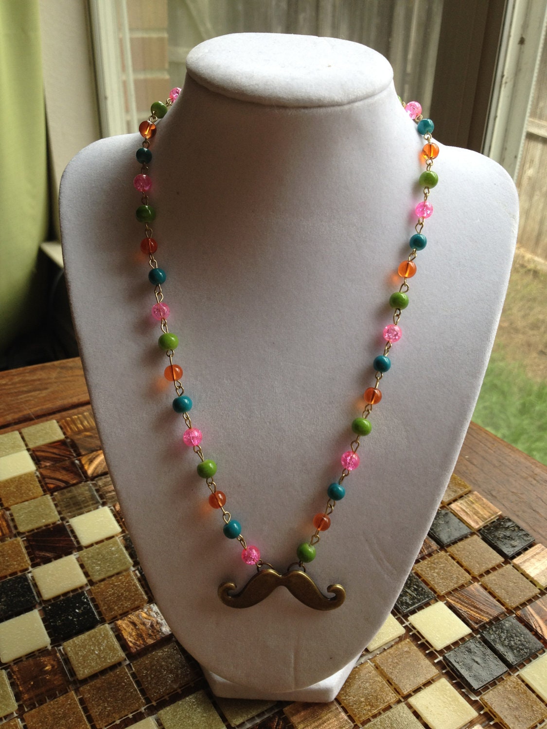 Mustache Beads