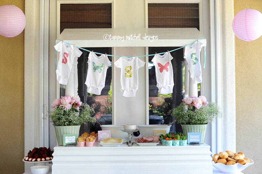 The Butterfly Baby Shower Printable Party Collection