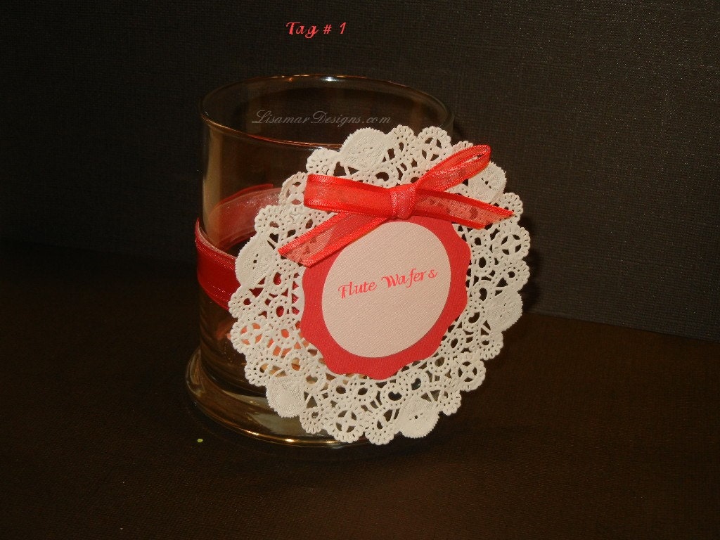 Doilies Food Tag, Food Labels, Table Food Labels Il_170x135