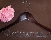 Hanger one Line, Personalized Custom Bridal Hanger, Brides Hanger, Bride, Name Hanger, Wedding Hanger, Personalized Bridal Gift