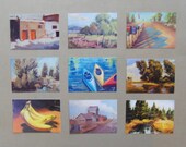 ACEO Custom order of any painting from my shop. Contemporary, modern, urban and traditional scenes.