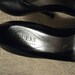 Vintage Black Leather Pointed Toe 4" Stiletto Pumps by Georges Marciano for Guess Size 7 1/2 Only 16 USD