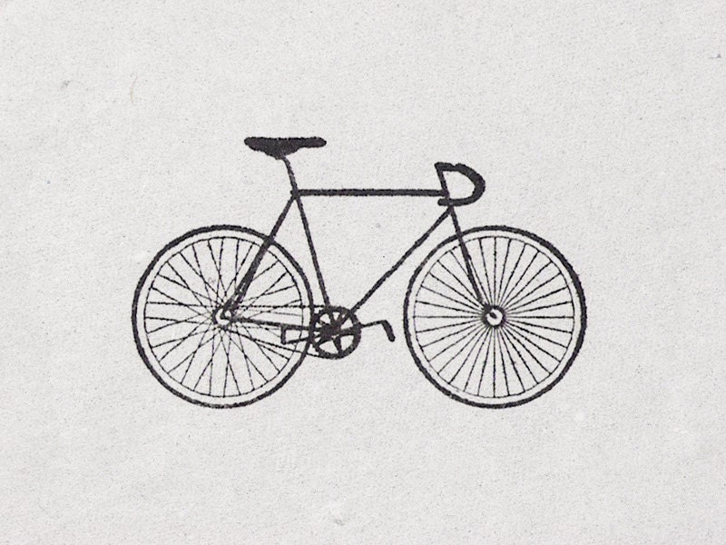 Bicycle Stamp "Fixed"