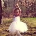 Flower Girl Dress Tulle Tutu Crochet Bodice Ballerina Baby Pink and White Size Infant to Toddler Size 3