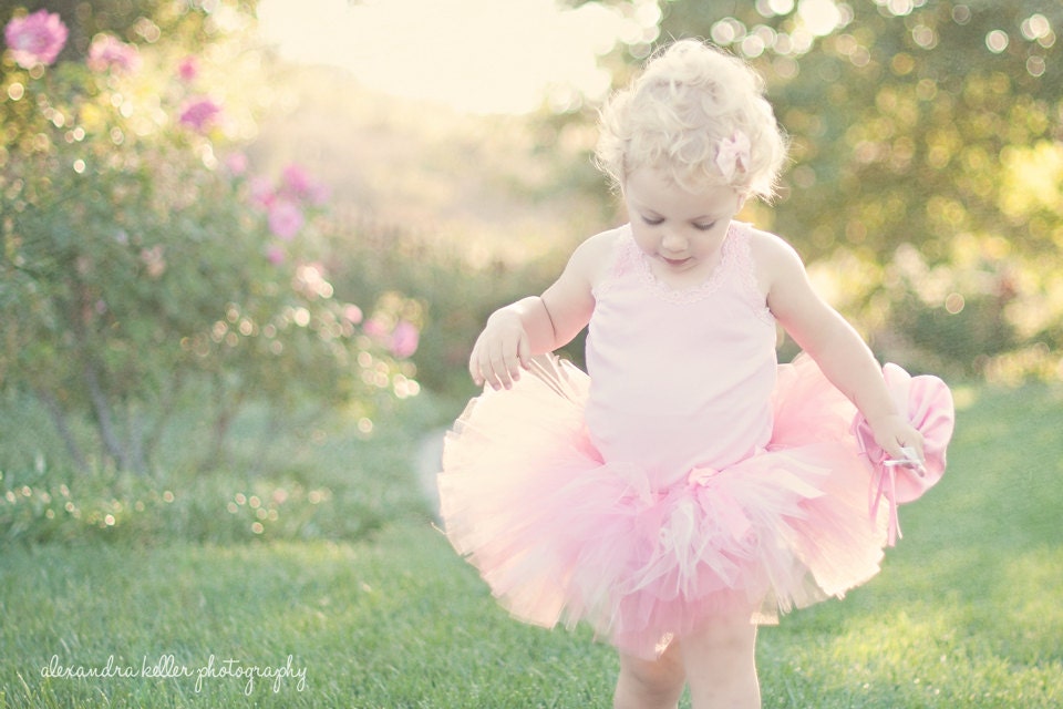 Ballerina Tutu for Toddler Preschooler Girl Child - Ballet or Dance Halloween Costume - Satin Wrapped Waist