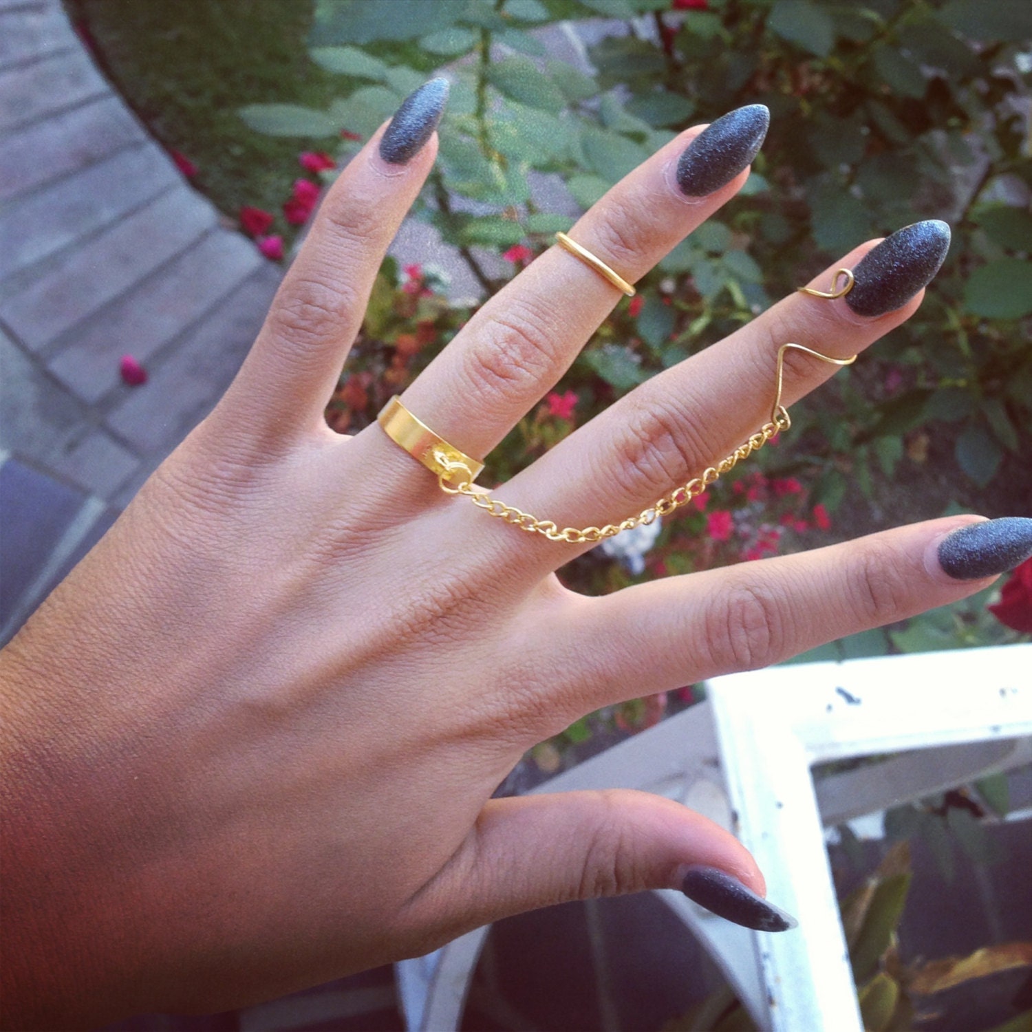 Midi Chain Ring and midi ring set