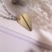 Airplane Necklace Inspired By Harry Styles, One Direction - Paper Airplane - origami