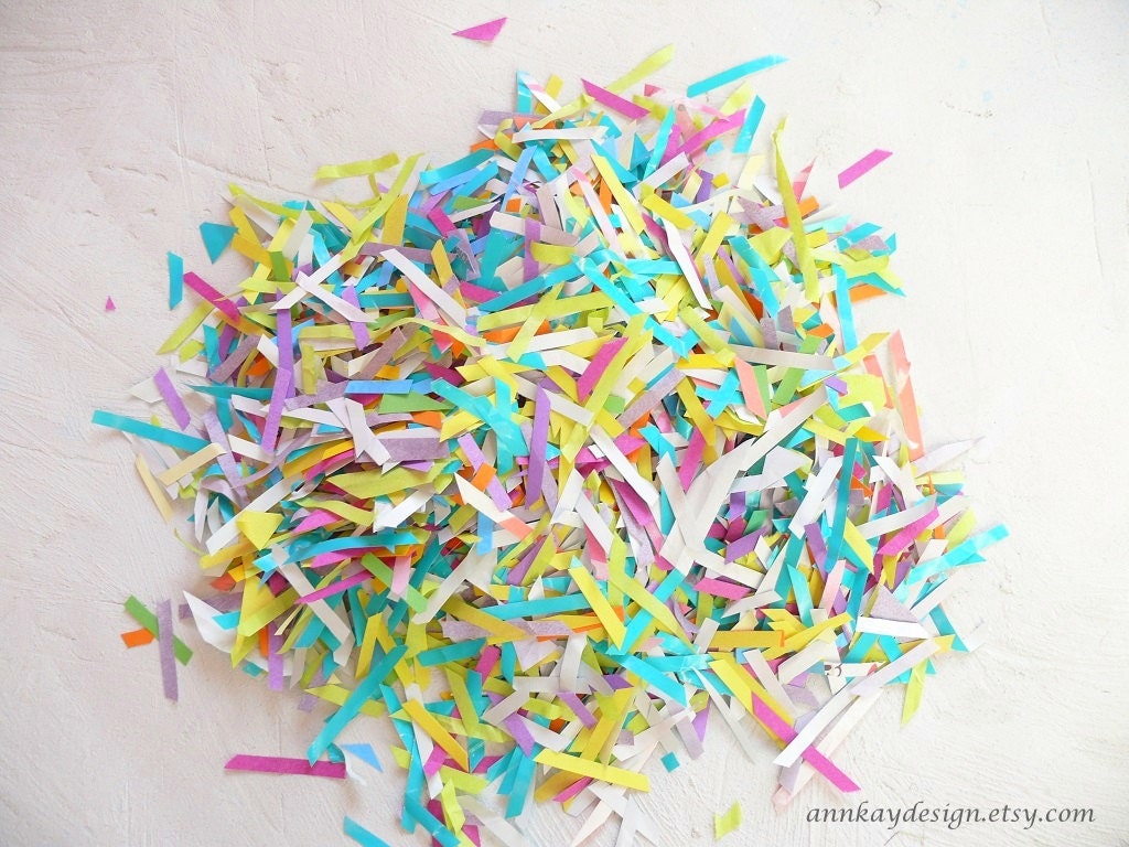 Confetti - Birthday Confetti - Paper Scraps - Paper Confetti- Wedding Confetti - Funfetti 250g
