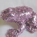 Purple glitter frog