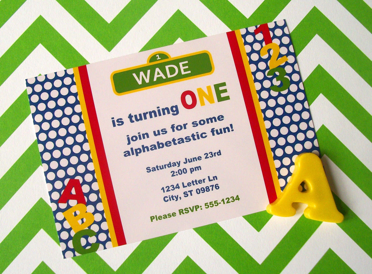 SESAMFILE STREET Inspired Party Invitation - Printable only Il_570xn
