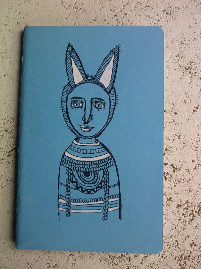 illustrated ruled journal - 80 pages - 9 x 14cm - acid-free paper