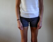 nautical white knit sweater