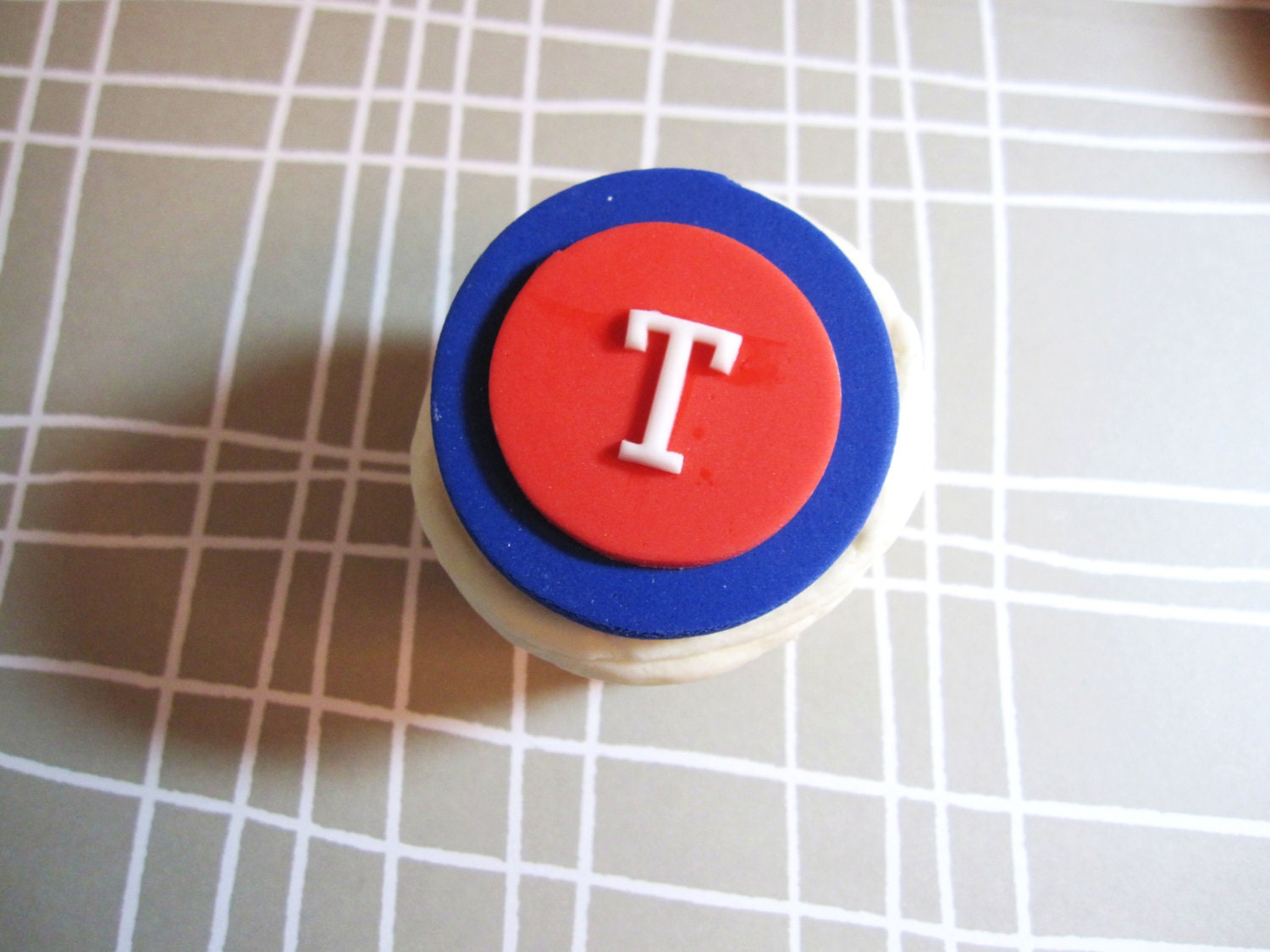 Monogram Number or Lower Case Letter Fondant Cupcake Toppers for birthday or 1st birthday Il_170x135