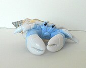FantasyCrabs- "BlueSkies" - unique geek toys, gift for her, clouds cool, easter gift