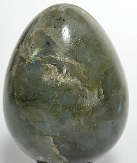 Labradorite Spectrolite Brilliant Schiller Large Polished Stone Egg