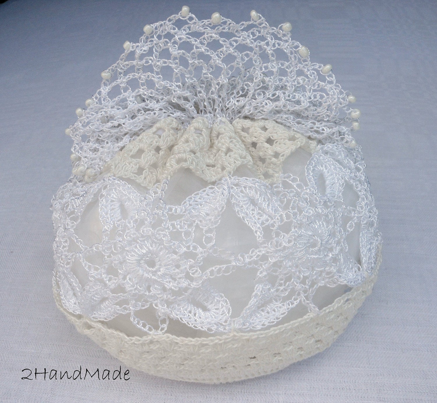 Women Ladies Flower Girls Irisch Lace crochet small Roll Purse Vintage Romantic Victorian Wedding Bridal Milk White Jewelry Gift Bag Mom