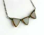 Bunting Necklace Pastel Jewellery Triangle Garland Flag Geometric Necklace