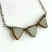Bunting Necklace Pastel Jewellery Triangle Garland Flag Geometric Necklace
