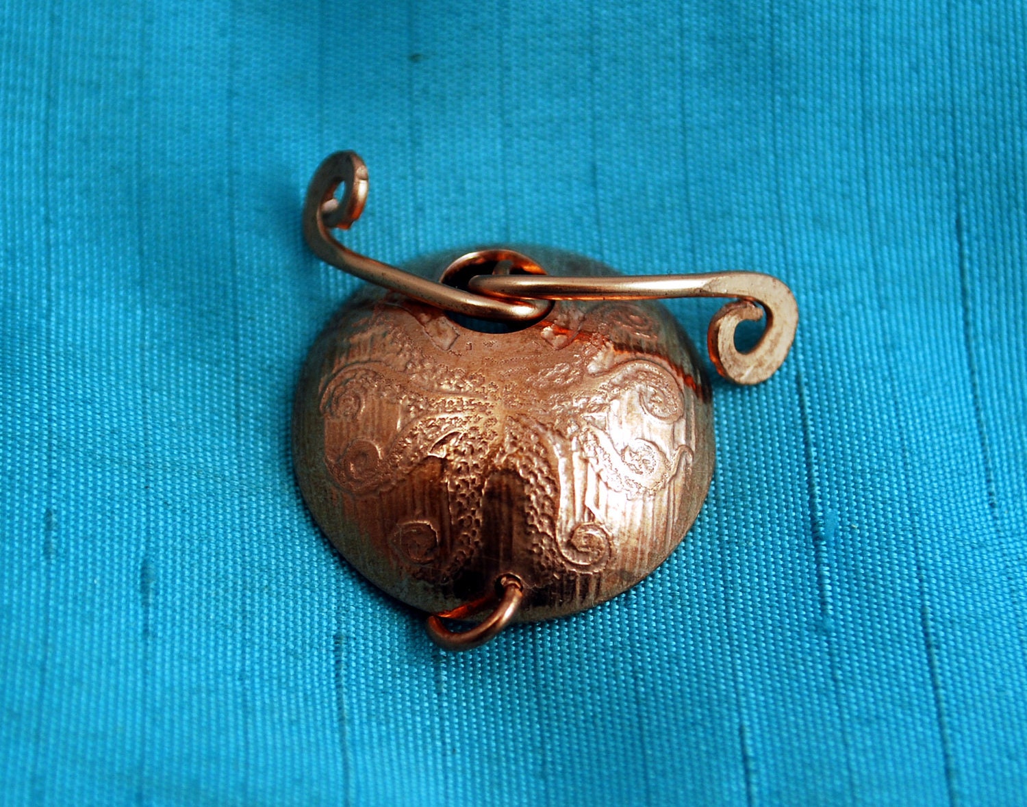 OCTOPUS copper toggle & clasp - handmade