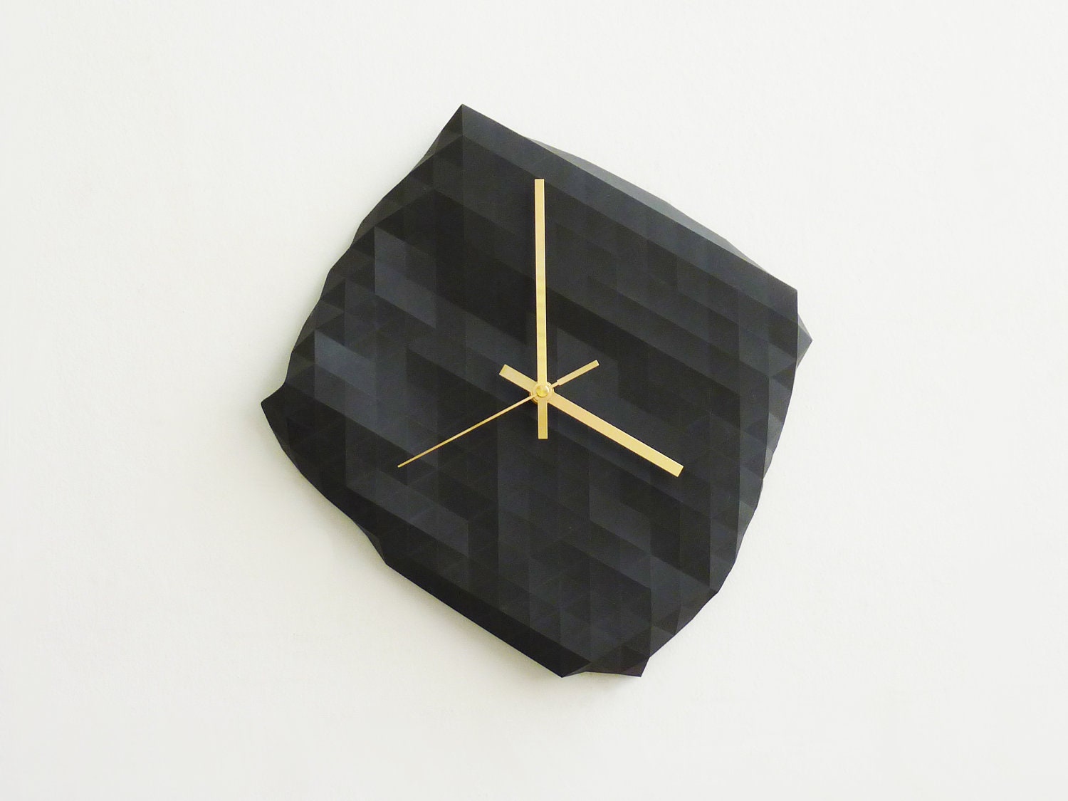 Faceted Wall Clock