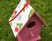 Decoupage Cath Kidston bird house/ bird box Shabby chic  Decoration  - Gift shabby chic