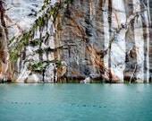 Water Wall Art - Abstract Landscape Photo - Fine Art Home Decor - Color Nature Photography