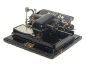 Antique c.1917 Mignon No.3 Indexing Typewriter