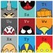 ABCs of Super / 3 Poster Prints of MARVEL Super Heroes 12"x12" Spider-Man / Captain America / Hulk / Wolverine / Avengers / Iron Man ABC