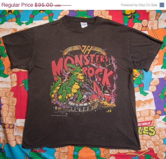 20% OFF VAN HALEN Monsters of Rock Size Xlt-Shirt