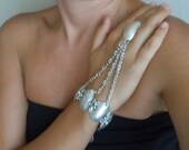 Bohemian Woman Metalwork Ring With Bracelet 3-Mittern-Anti Allergic-Fashion Jewelry-2012 Trends-Fashion All Season