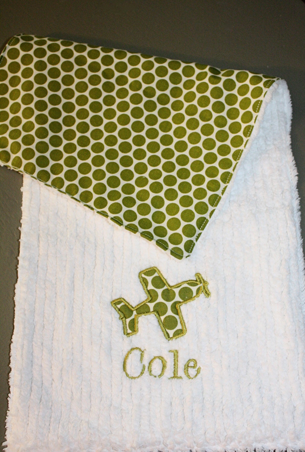 Minky Burp Cloth