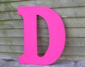 Wood Wall Letter...Guest Book Alternative.. 2 feet tall Initial Choose ABCDEFGHIJKLMNOPQRSTUVWXYZ